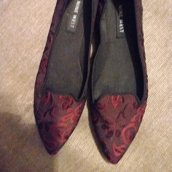 ❤️LOT 3 2 NINE WEST 1 J RENEE Womens Size 7 1/2 Pointy Toe Ballet Flats - Picture 4 of 6